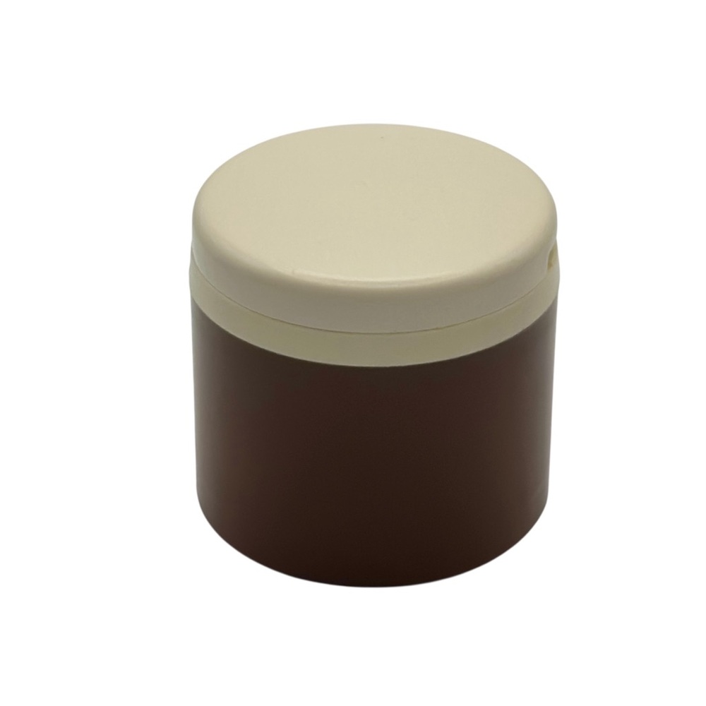 Vintage Tupperware Spice Shaker 1309-19 Brown Plastic Modular Kitchen Storage